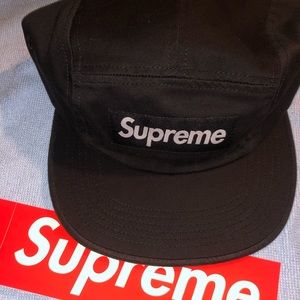 Supreme washed chino twill camp cap (SS20)